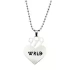 Juice WRLD 999 heart stainless steel chain!