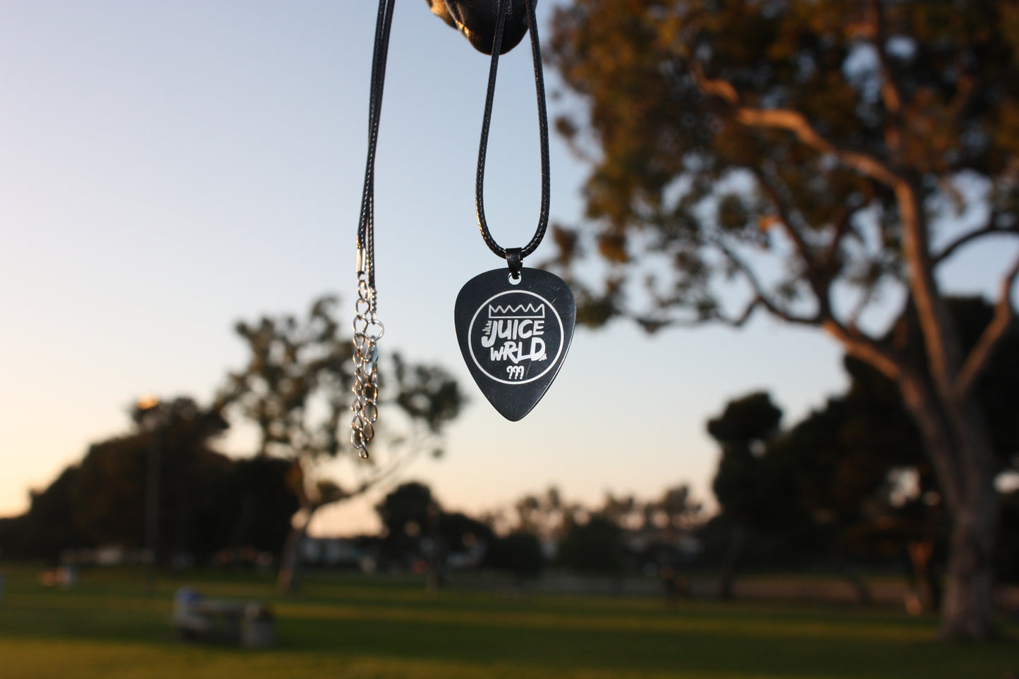 Juice WRLD Black Guitar Pick Chain!!