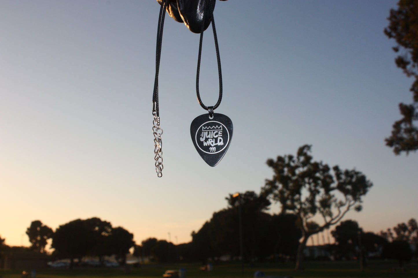 Juice WRLD Black Guitar Pick Chain!!