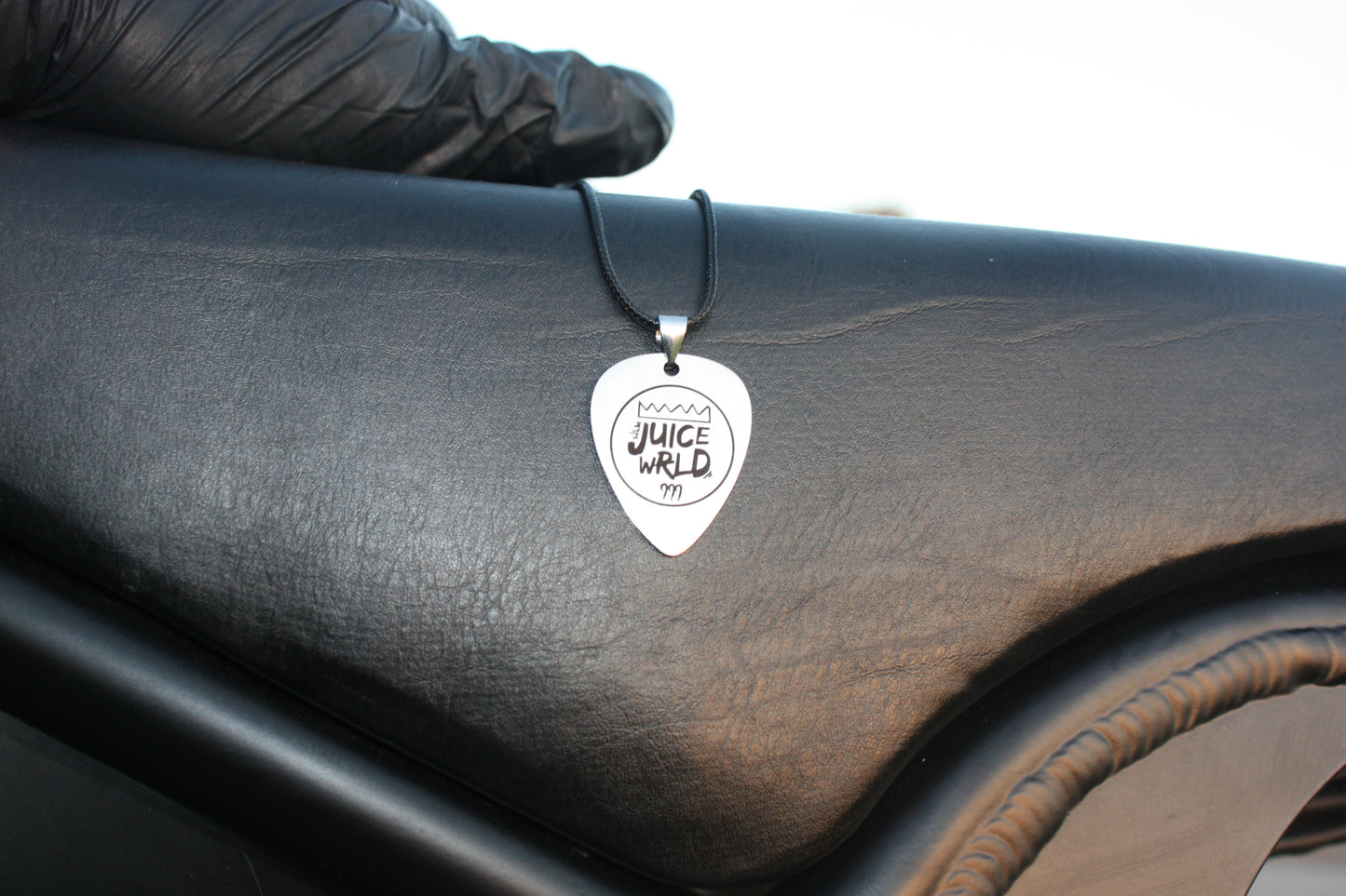 Juice WRLD Stainless Steel Guitar Pick Chain