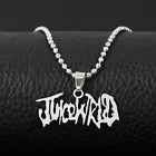 Juice WRLD Letter goth steel necklace