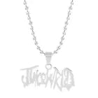 Juice WRLD Letter goth steel necklace